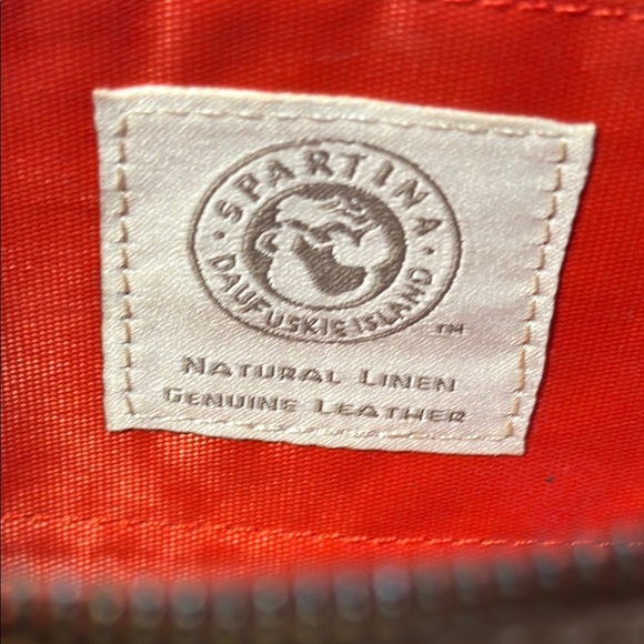 Spartina Daufuskie Island Houndstooth Wristlet GUC Wonderful Condition - Picture 10 of 16